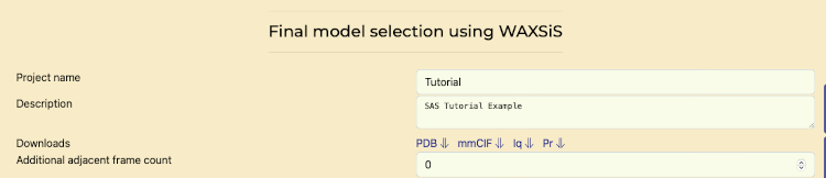 Final Model Selection Screenshot